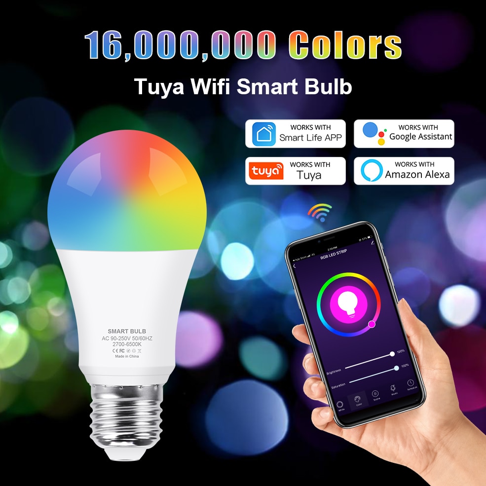 12W / 15W Wi-Fi Smart Light Bulb