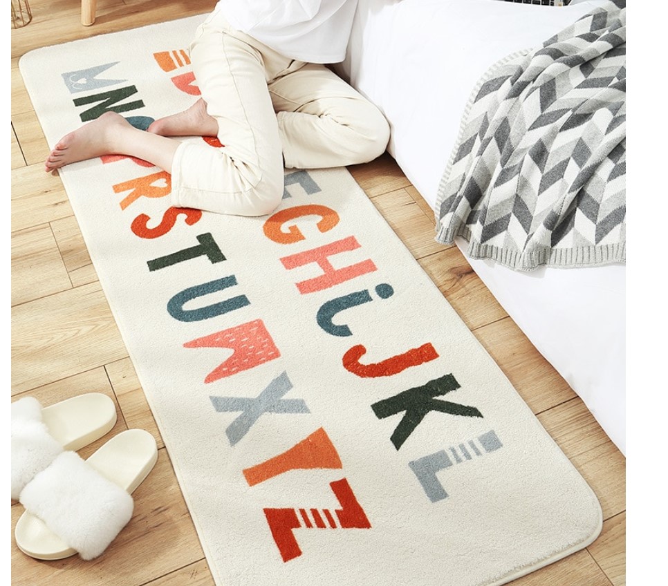 Nordic Style Colorful Print Mat